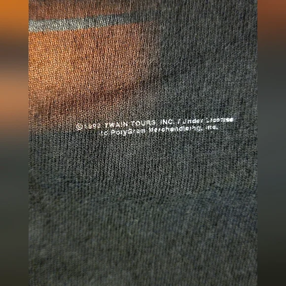 Shania Twain Vintage 1998 Tour Men's T-Shirt XL Black - Picture 5 of 5